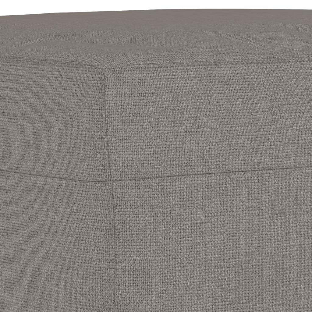 3-dijelni set sofa s jastucima smeđesivi od tkanine