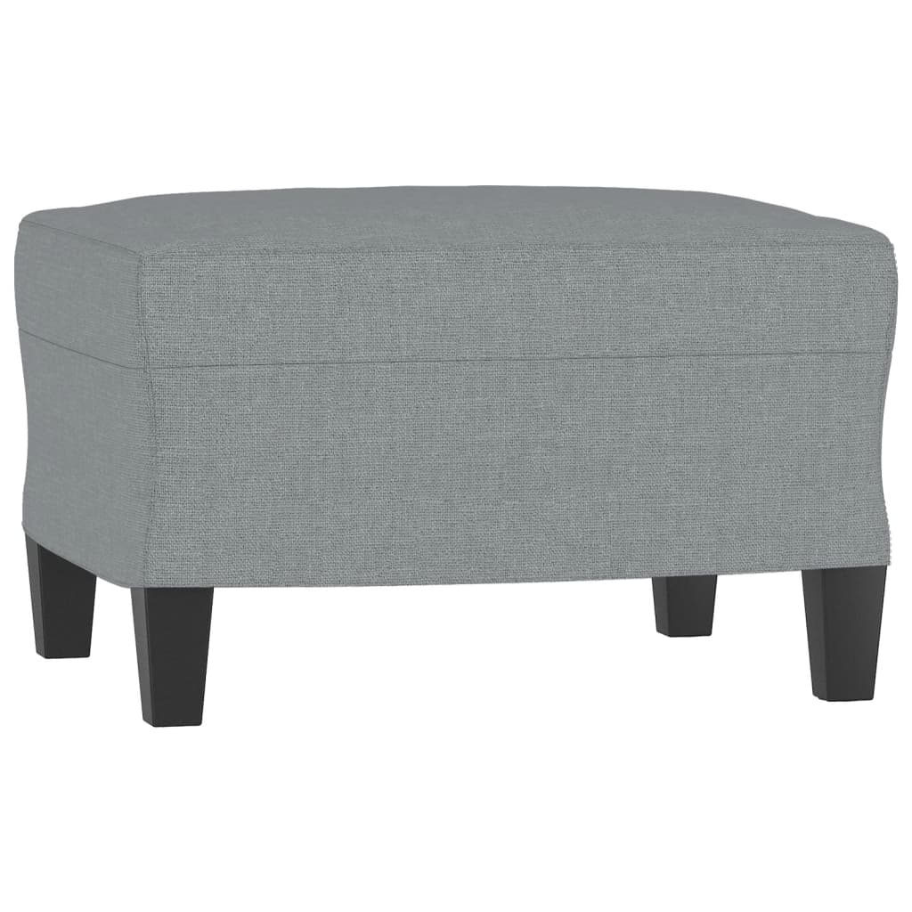 4-dijelni set sofa s jastucima svjetlosivi od tkanine