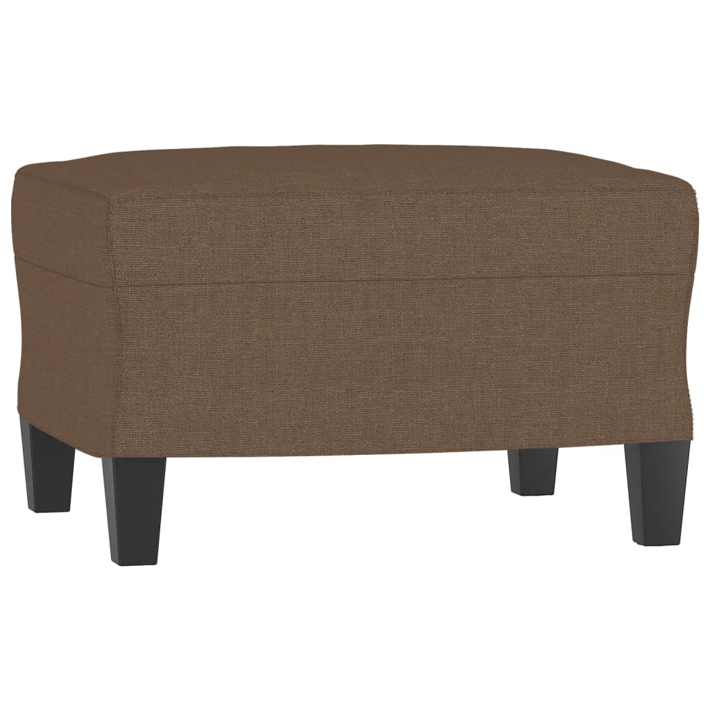 4-dijelni set sofa s jastucima smeđi od tkanine