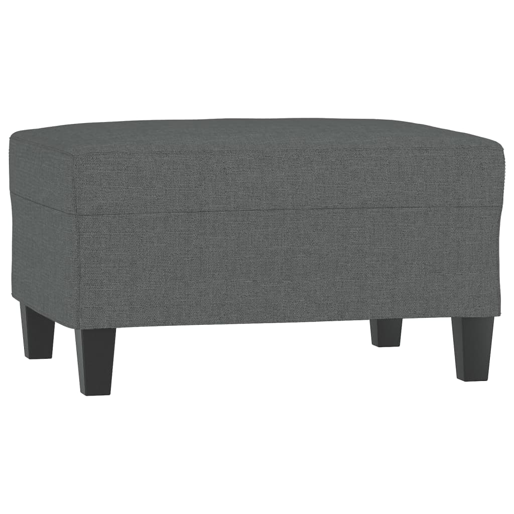 4-dijelni set sofa s jastucima tamnosivi od tkanine