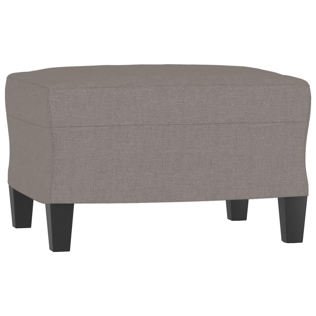 3-dijelni set sofa s jastucima smeđesivi od tkanine