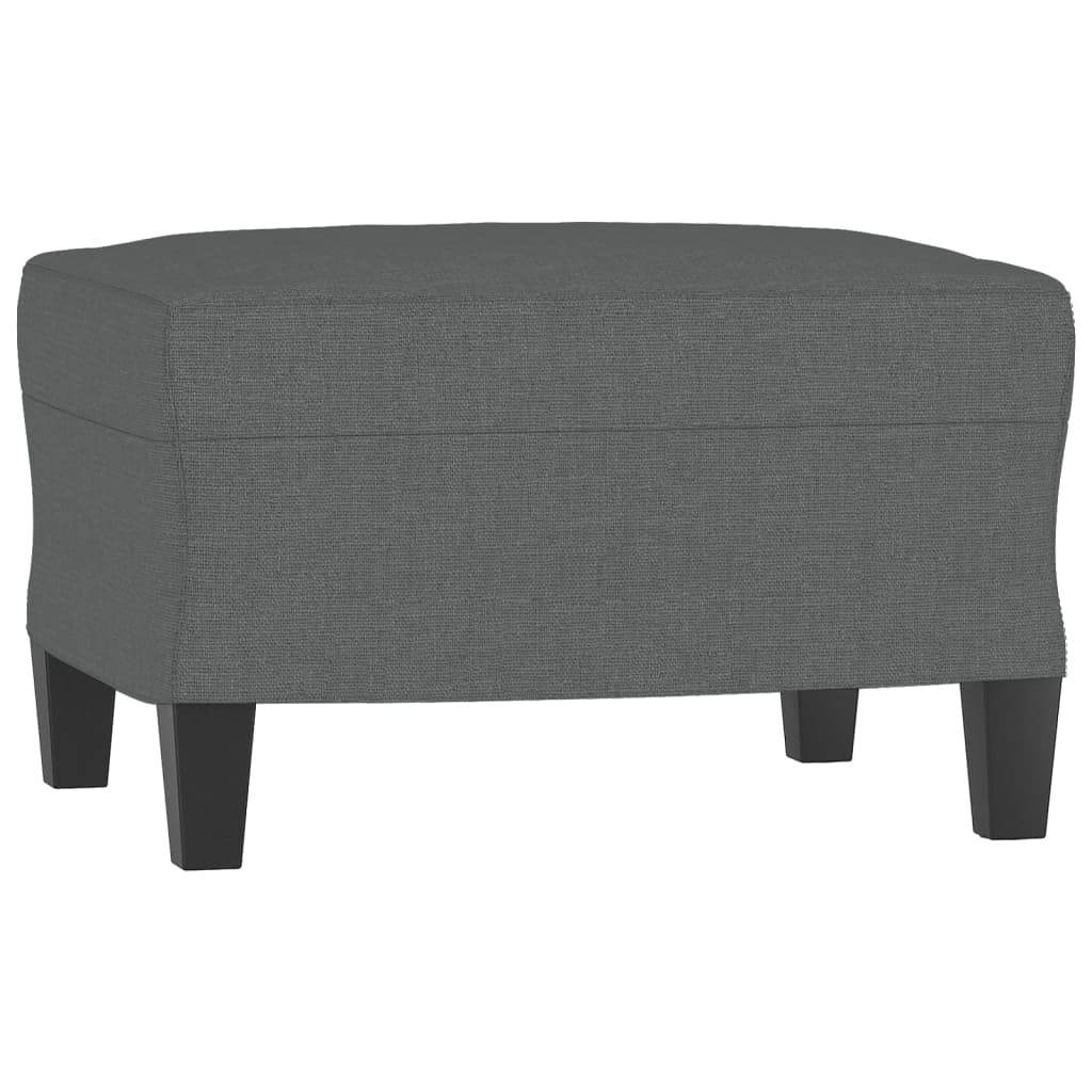 3-dijelni set sofa s jastucima tamnosivi od tkanine