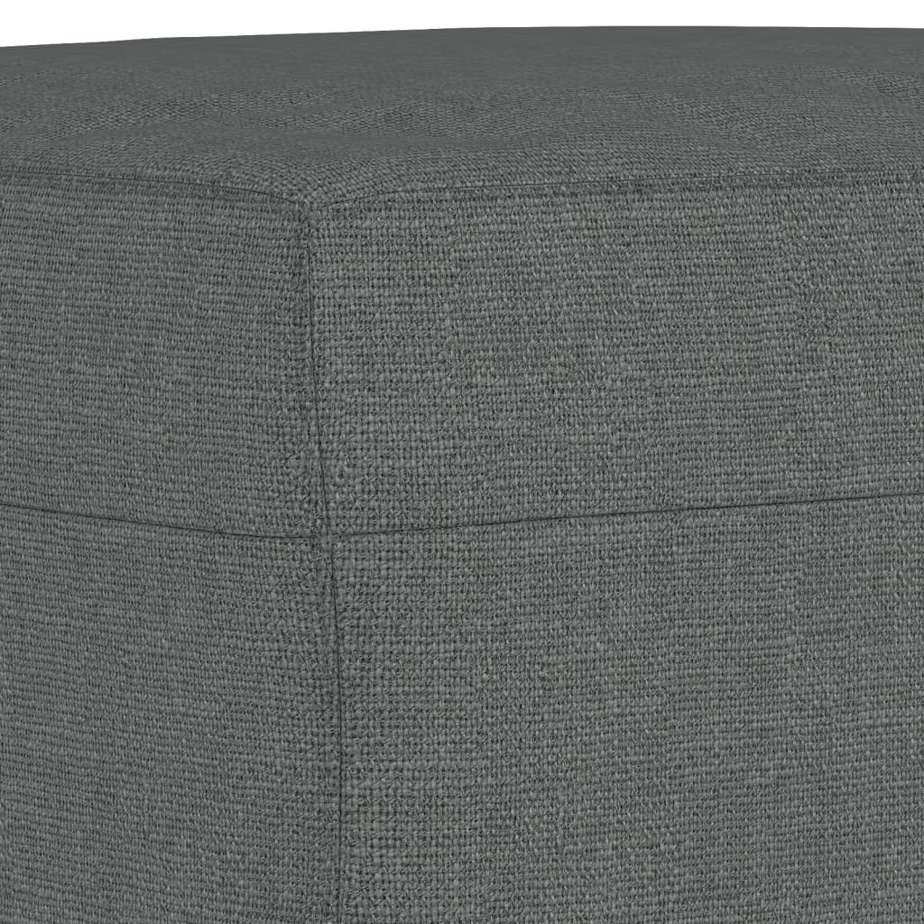 4-dijelni set sofa s jastucima tamnosivi od tkanine