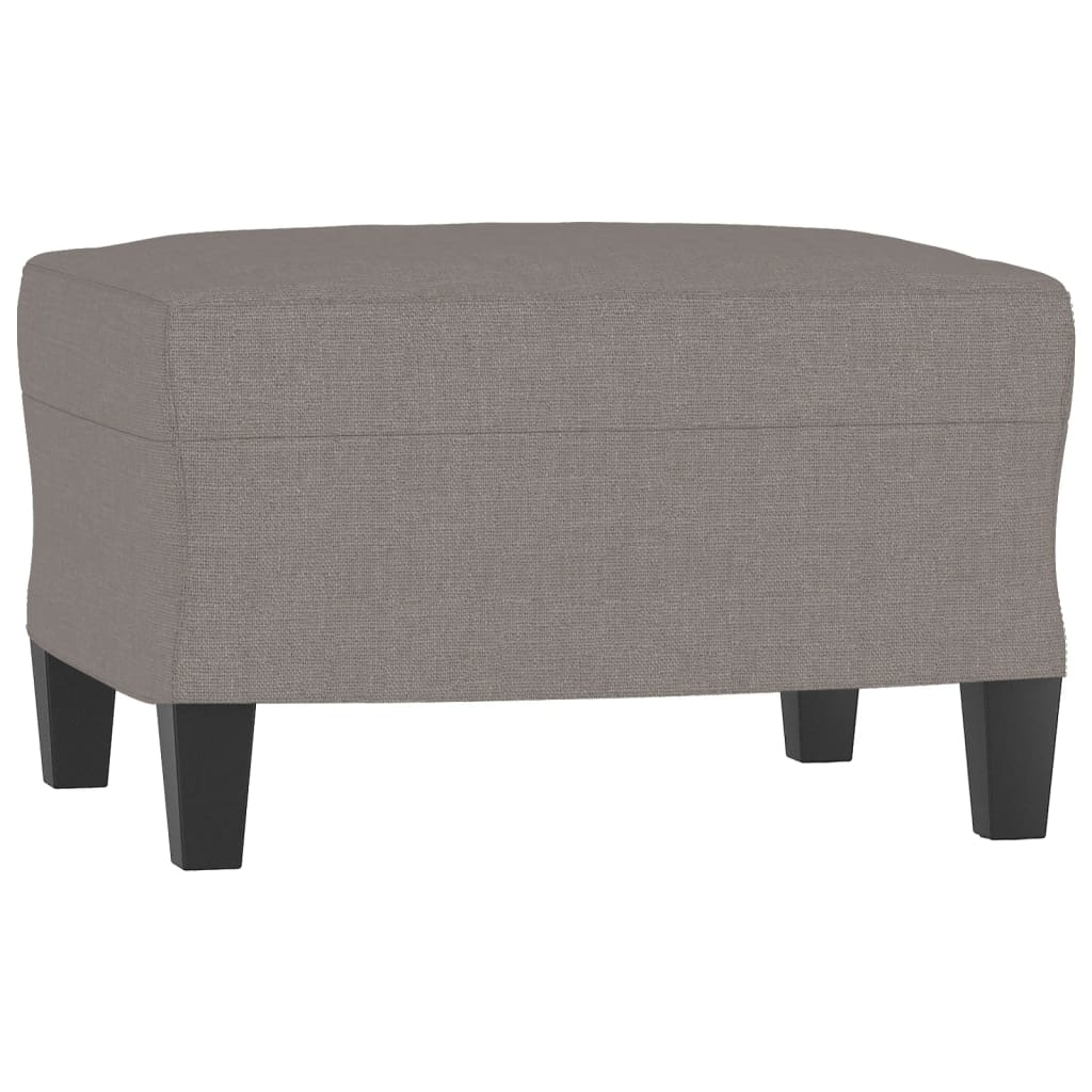 3-dijelni set sofa s jastucima smeđesivi od tkanine