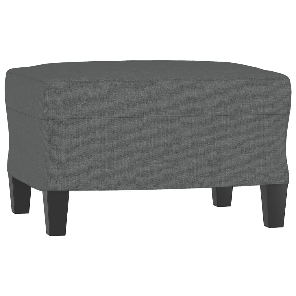 3-dijelni set sofa s jastucima tamnosivi od tkanine