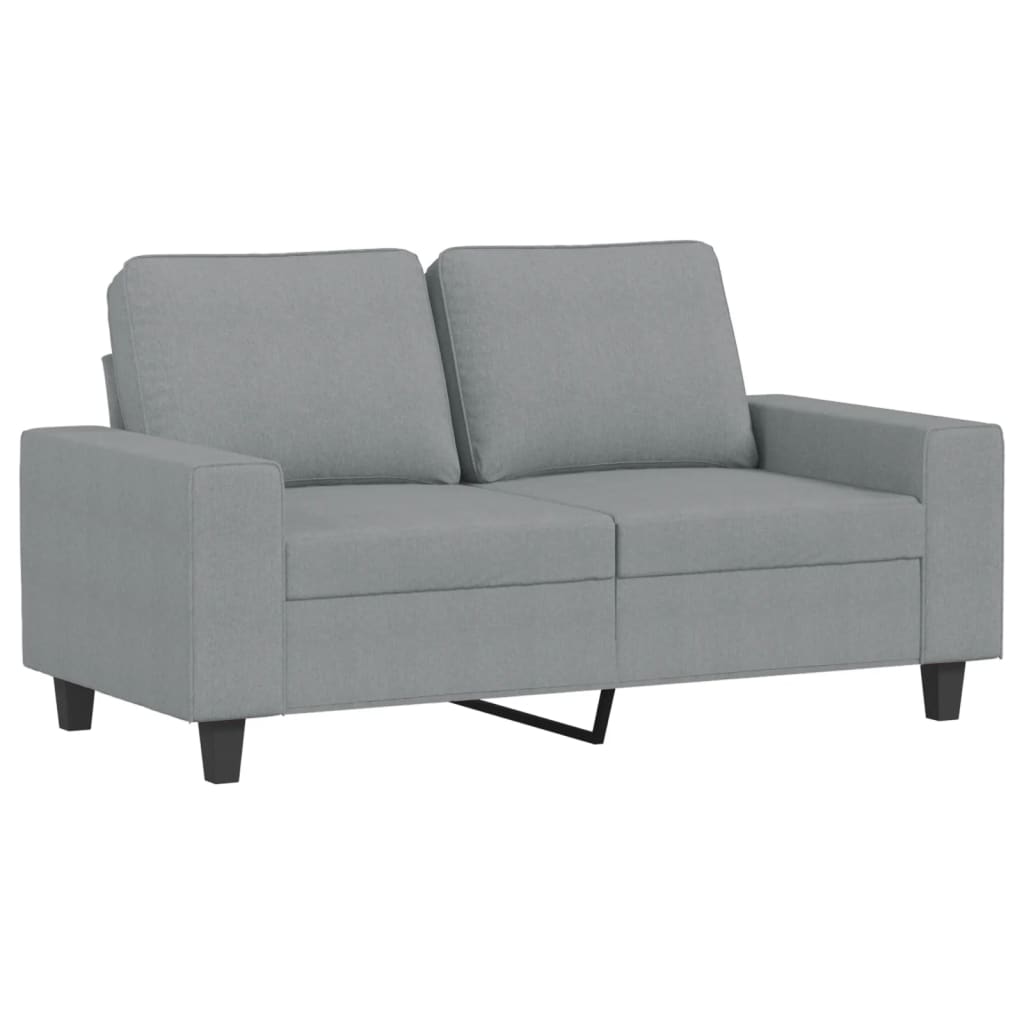 3-dijelni set sofa svjetlosivi od tkanine