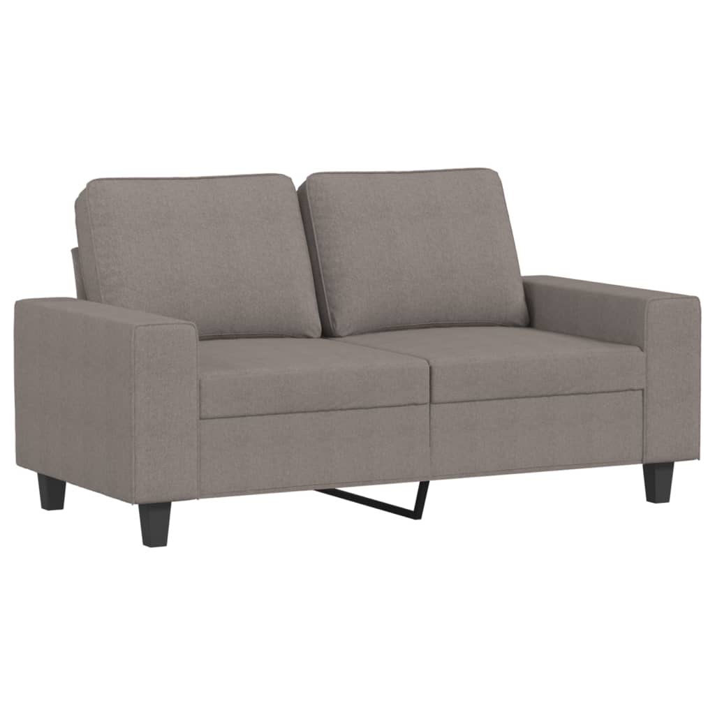 3-dijelni set sofa smeđesivi od tkanine