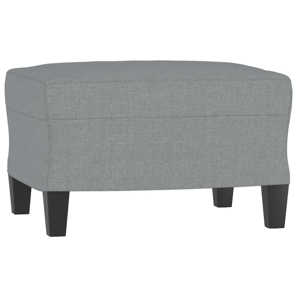 4-dijelni set sofa svjetlosivi od tkanine