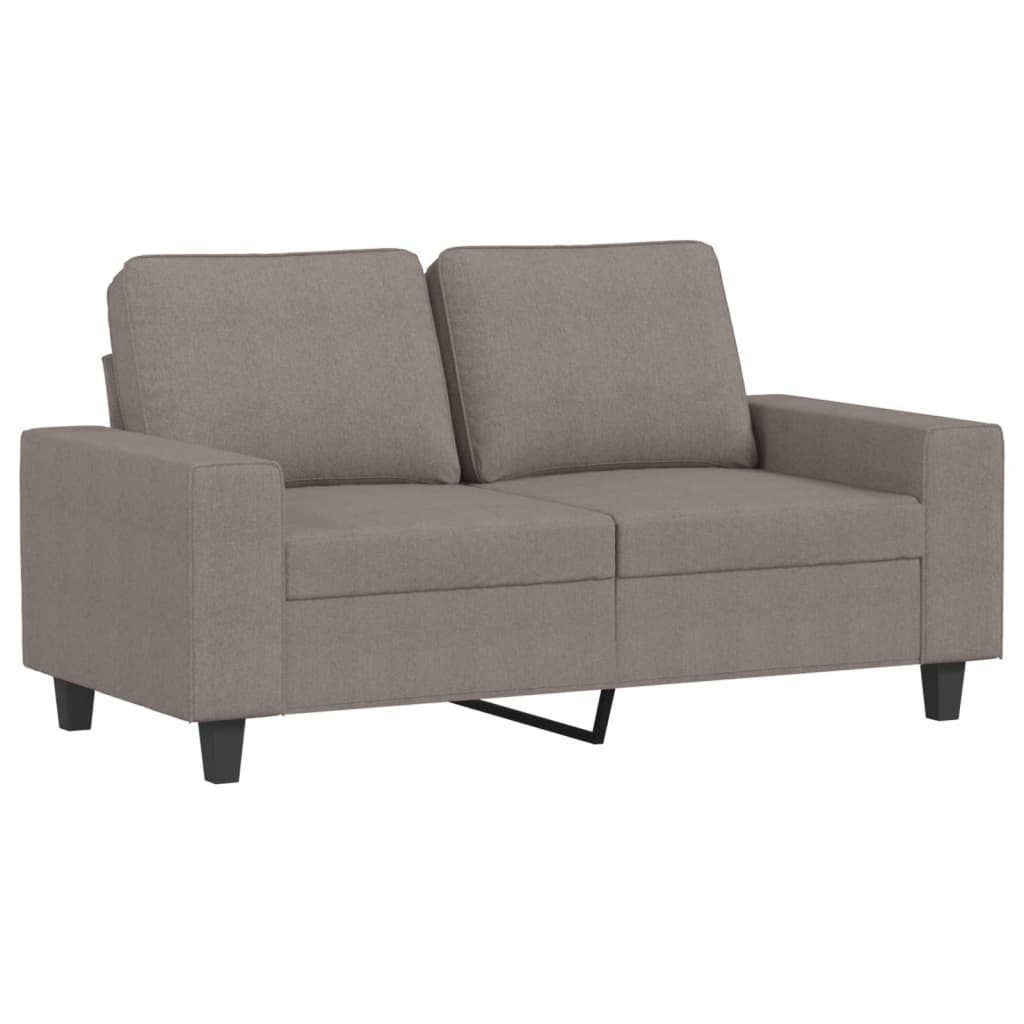 4-dijelni set sofa smeđesivi od tkanine