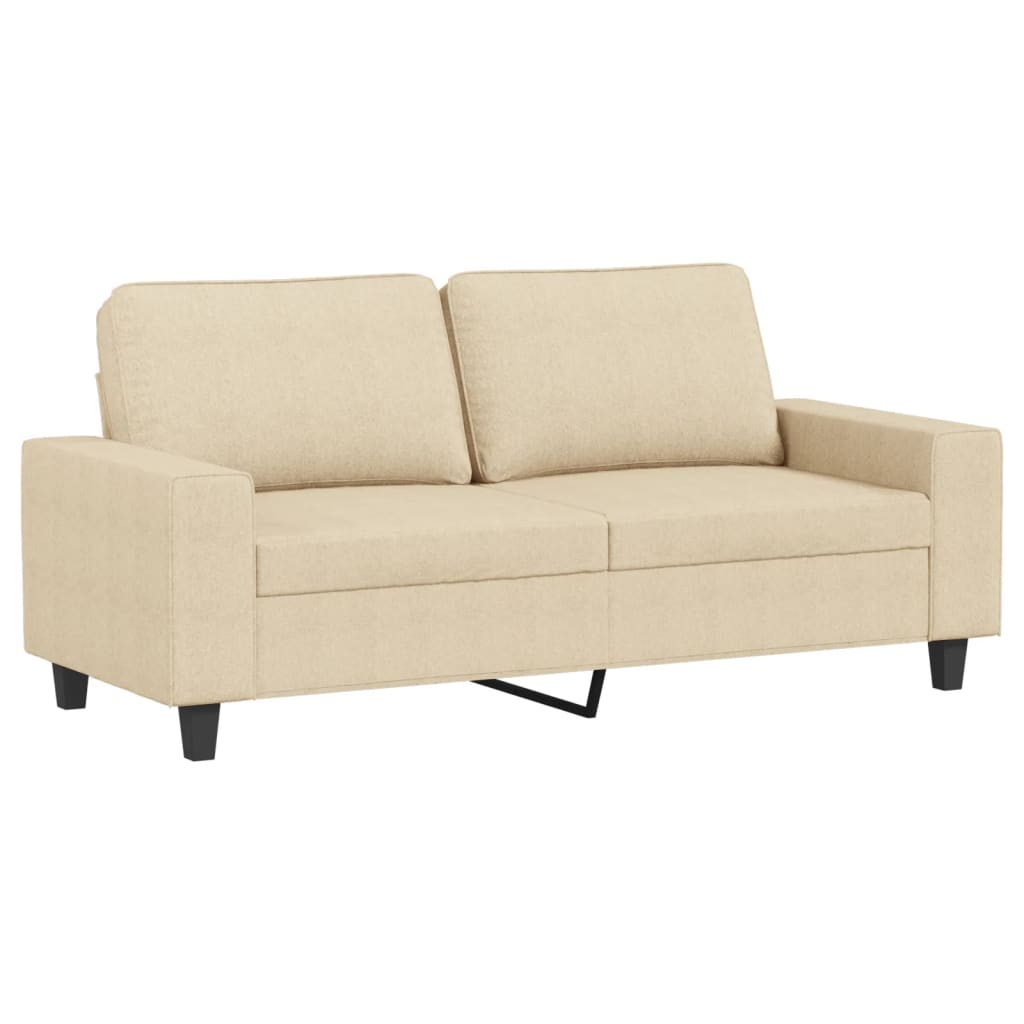 2-dijelni set sofa krem od tkanine