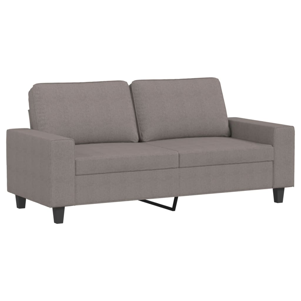 2-dijelni set sofa smeđesivi od tkanine