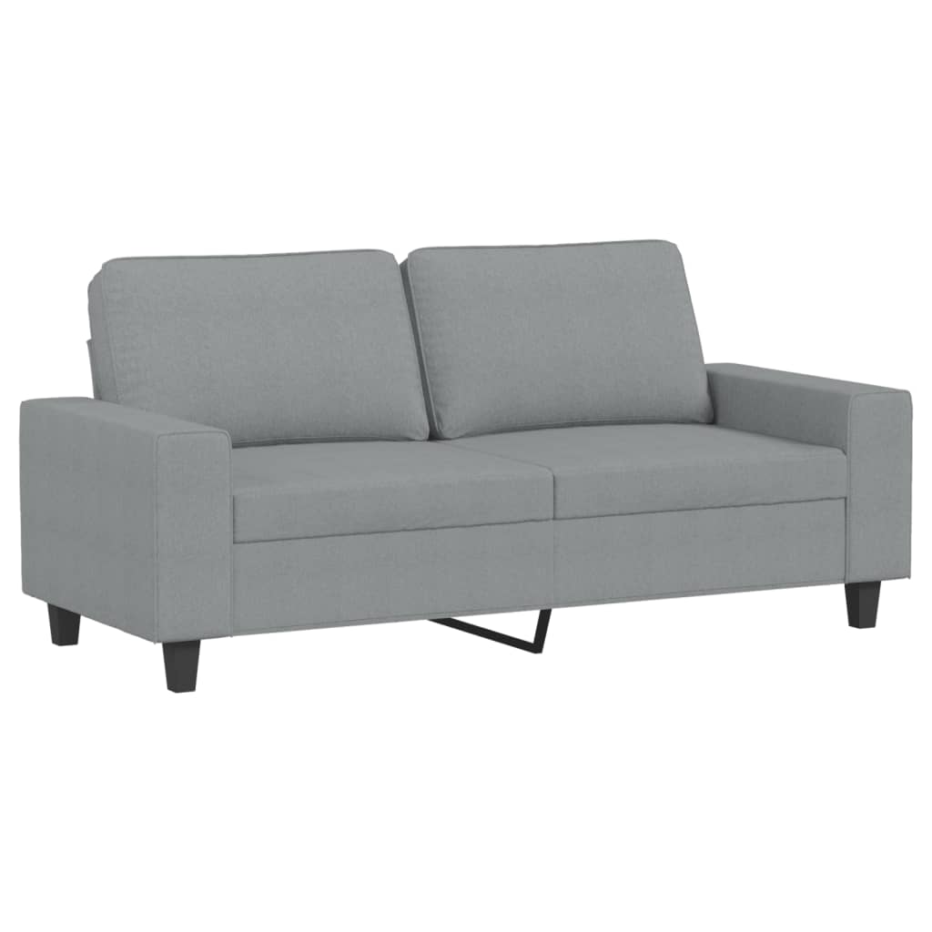 3-dijelni set sofa svjetlosivi od tkanine