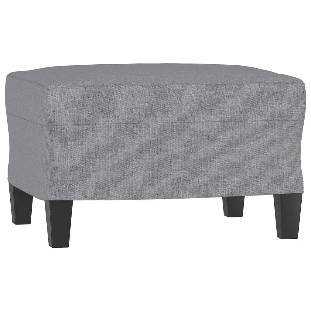 3-dijelni set sofa svjetlosivi od tkanine