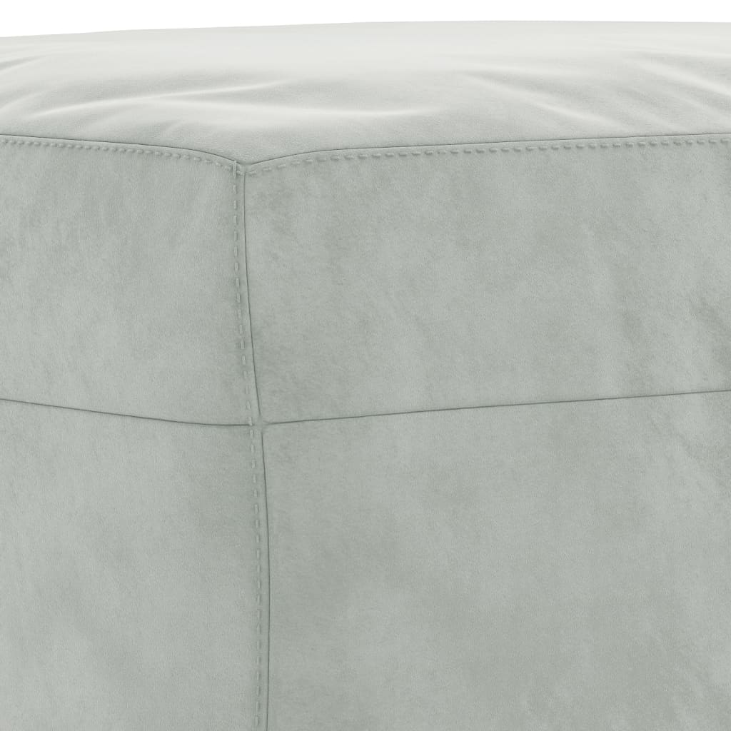 3-dijelni set sofa svjetlosivi baršunasti
