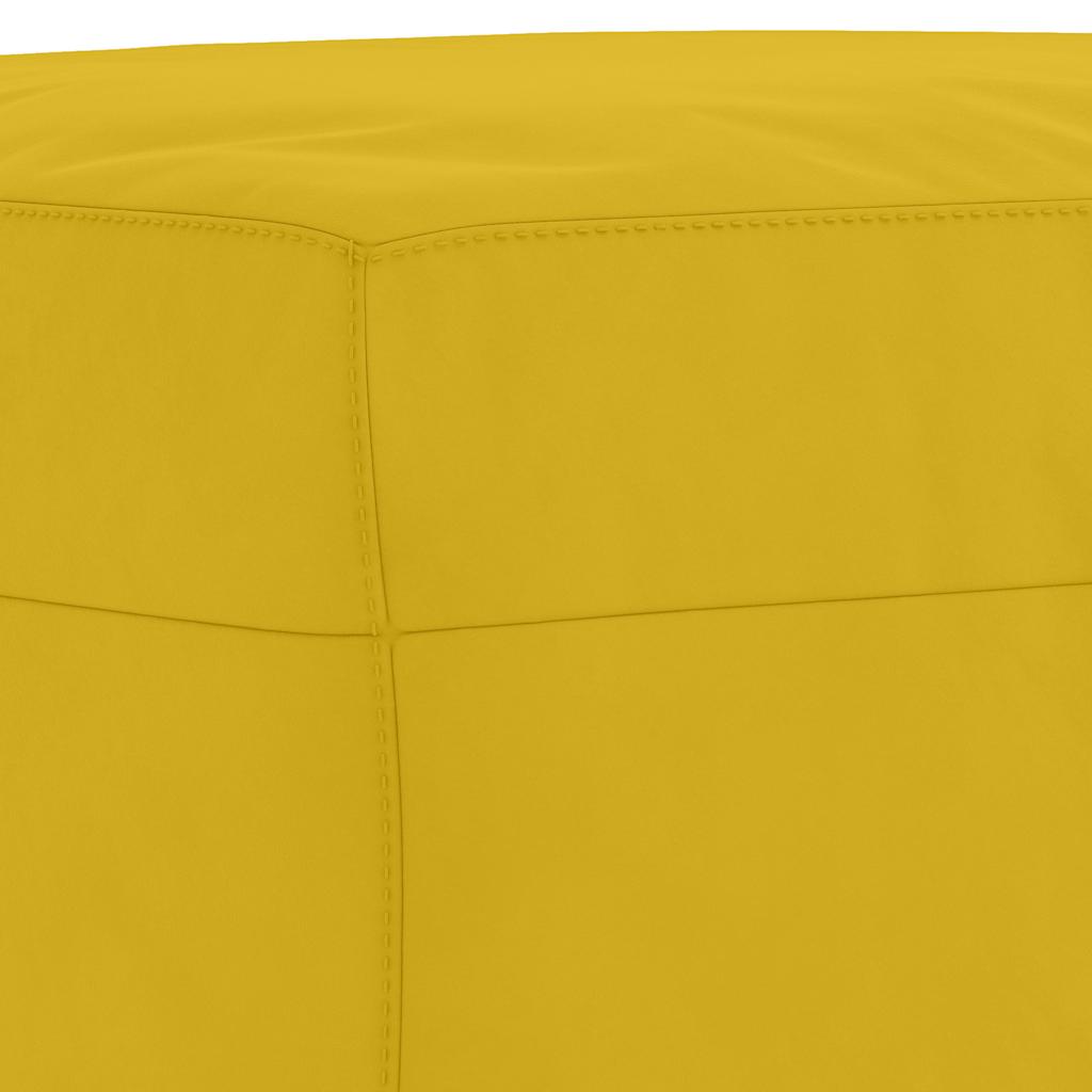 3-dijelni set sofa s žuti baršunast