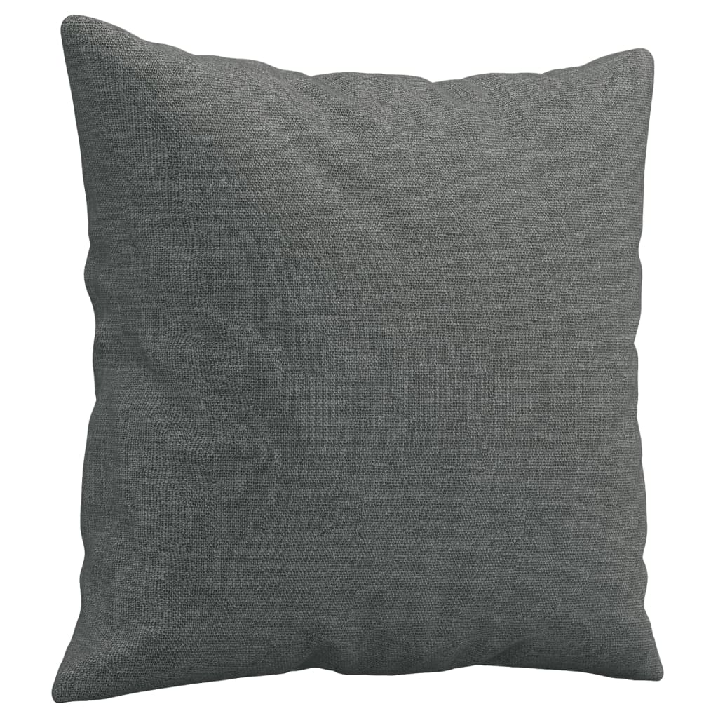 2-dijelni set sofa s jastucima tamnosivi od tkanine