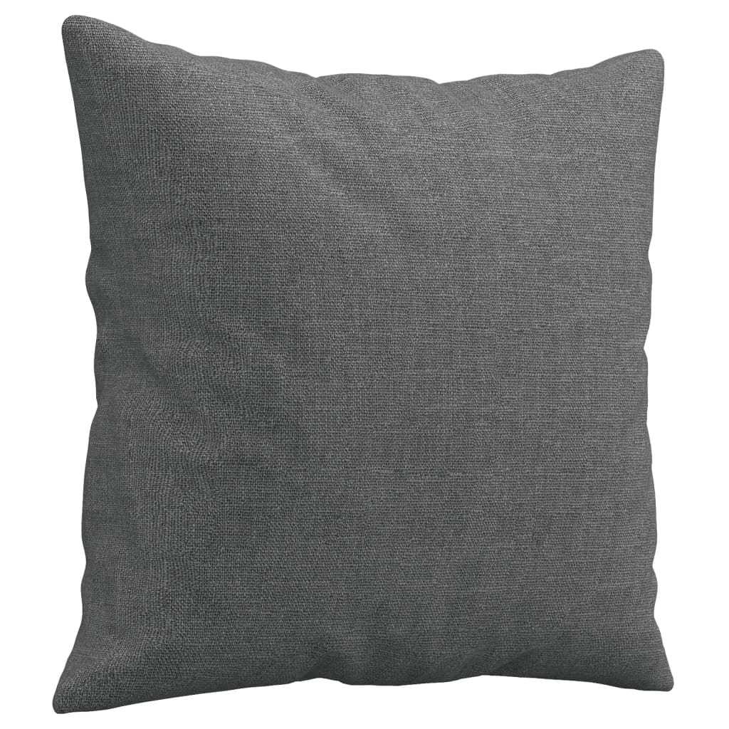2-dijelni set sofa s jastucima tamnosivi od tkanine