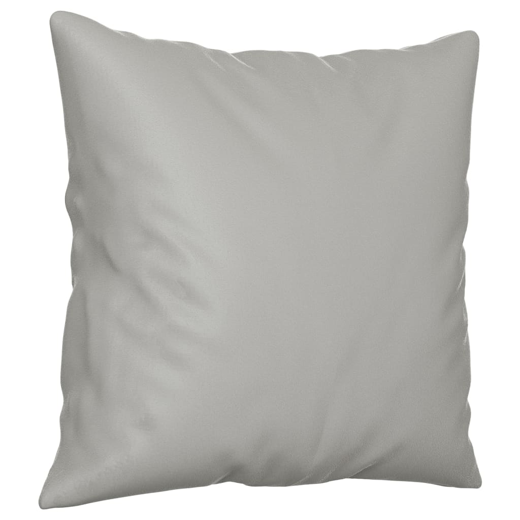 3-dijelni set sofa s jastucima svjetlosivi od mikrovlakana