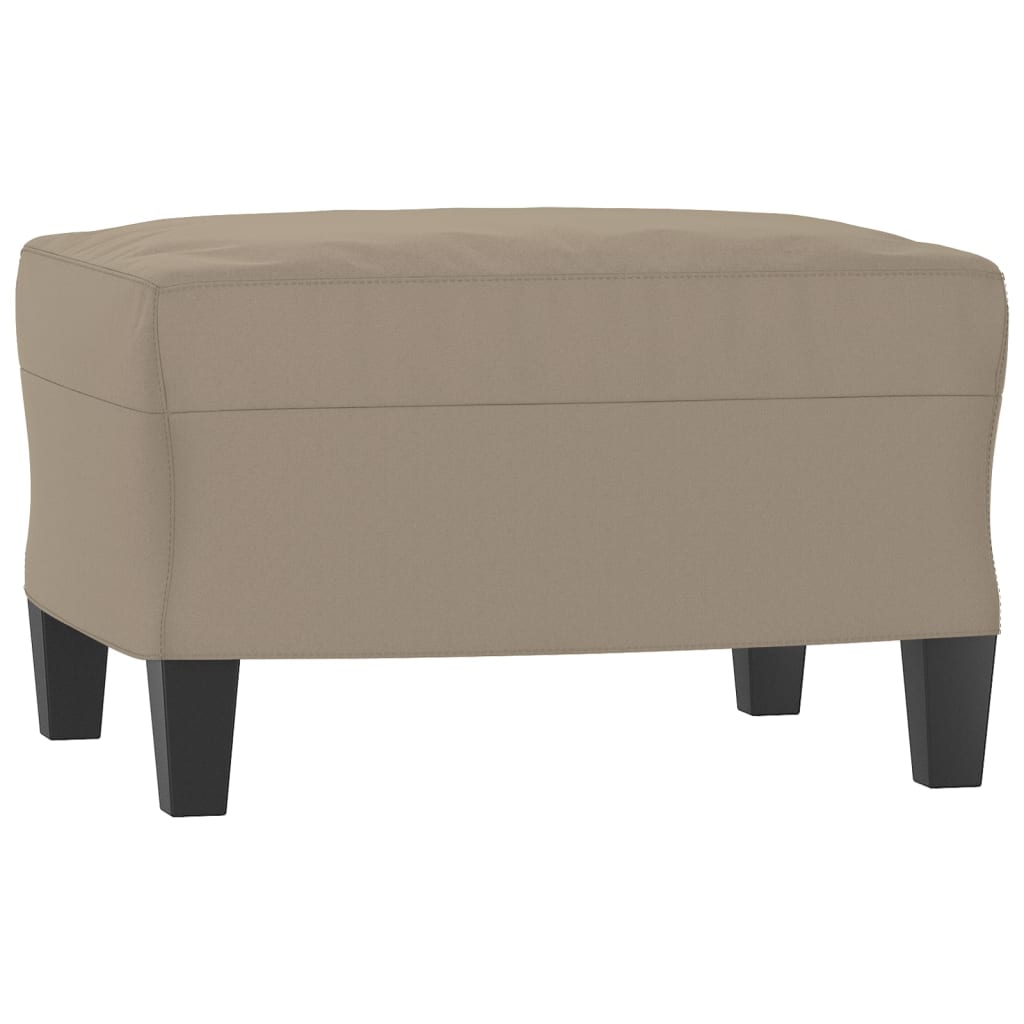 4-dijelni set sofa s jastucima smeđesivi od mikrovlakana