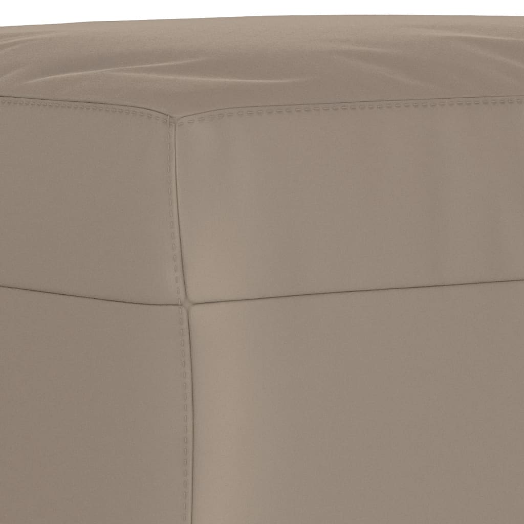 3-dijelni set sofa s jastucima smeđesivi od mikrovlakana