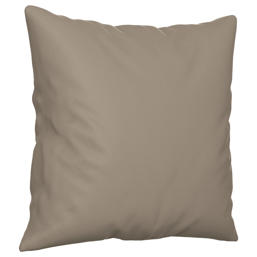 3-dijelni set sofa s jastucima smeđesivi od mikrovlakana