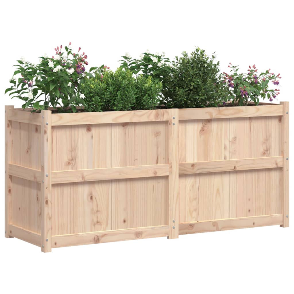 Vrtna sadilica 150 x 50 x 70 cm od masivne borovine