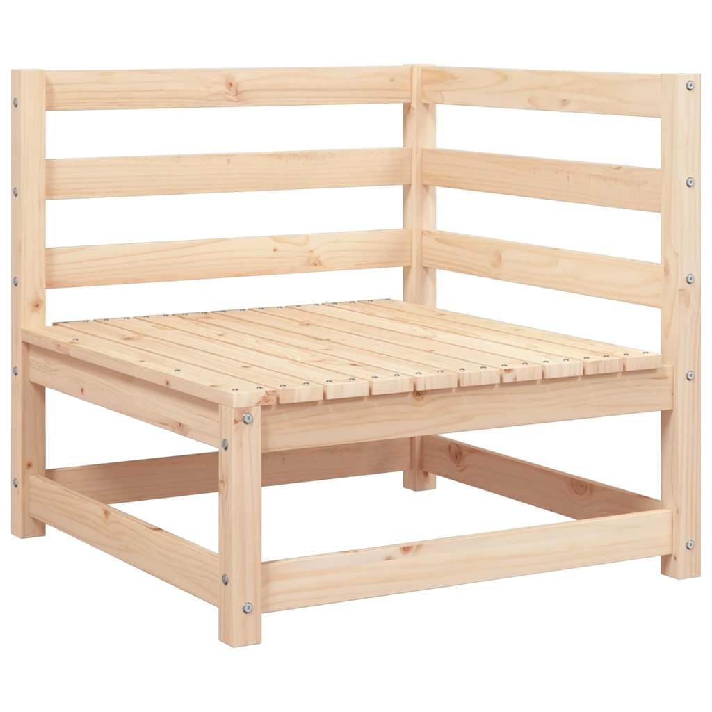 Kutna vrtna sofa 70 x 70 x 67 cm od masivne borovine
