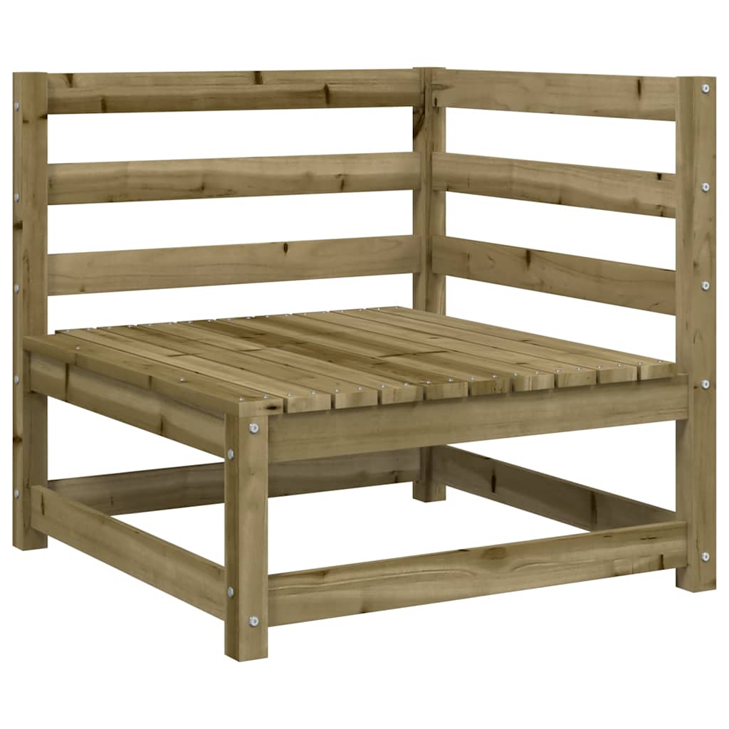 Kutne vrtne sofe 2 kom 70 x 70 x 67 cm od impregnirane borovine