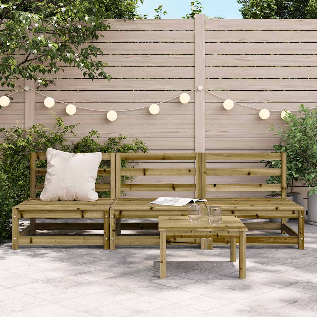 Vrtne sofe 3 kom 70 x 70 x 67 cm od impregnirane borovine