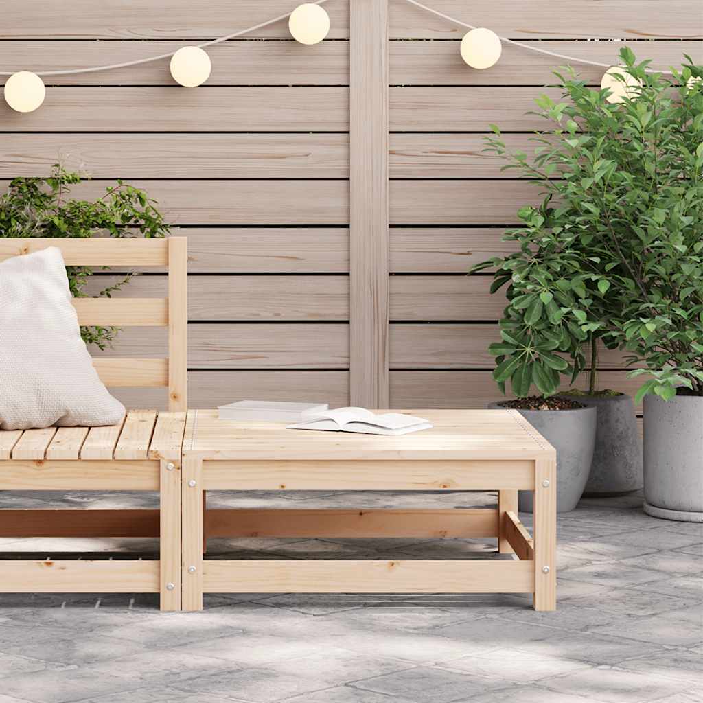 Vrtni tabure 70 x 70 x 30 cm od masivne borovine