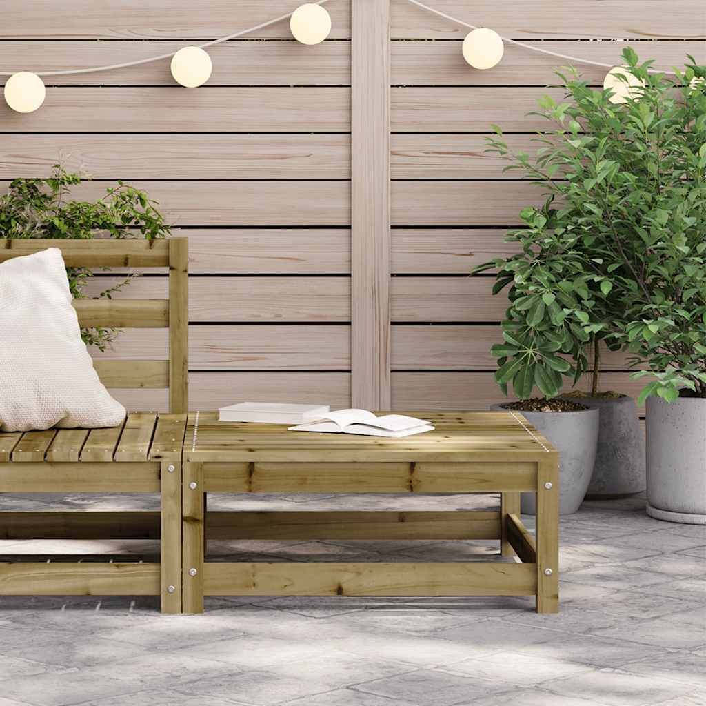 Vrtni tabure 70 x 70 x 30 cm od impregnirane borovine