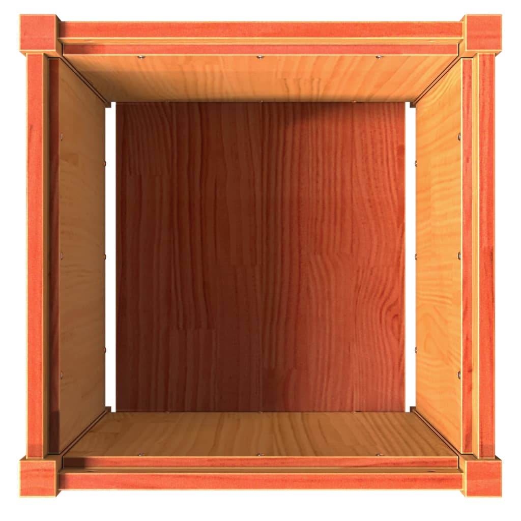 Vrtna sadilica voštano smeđe boje 50 x 50 x 50 cm od borovine