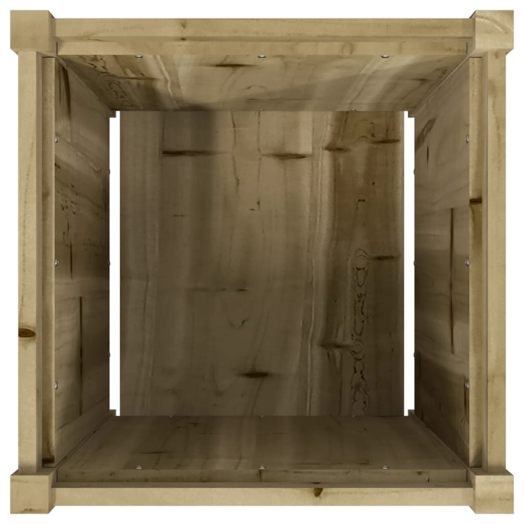 Vrtne sadilice 2 kom bijele od impregnirane borovine