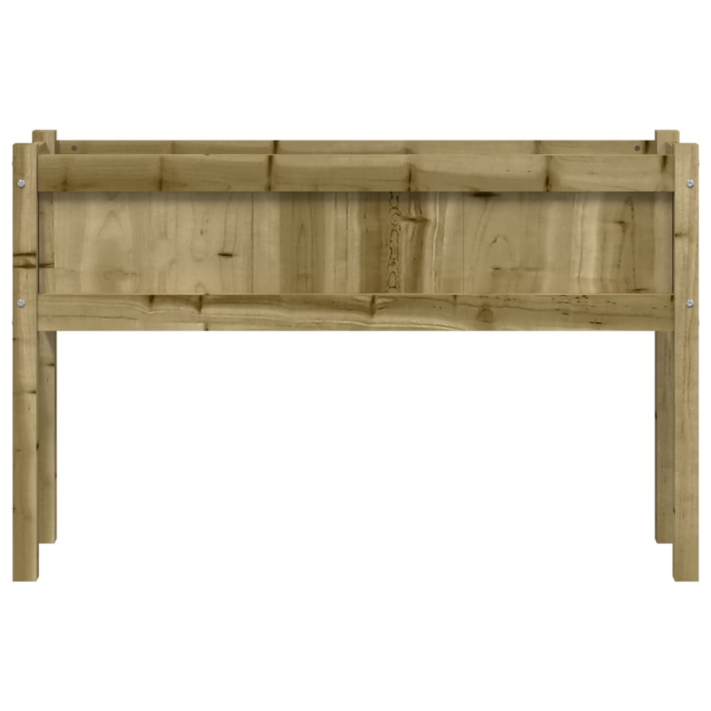 Vrtne sadilice s nogama 110x31x70 cm od impregnirane borovine