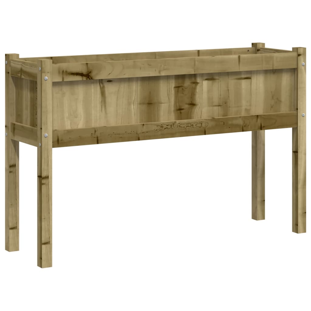 Vrtne sadilice s nogama 110x31x70 cm od impregnirane borovine