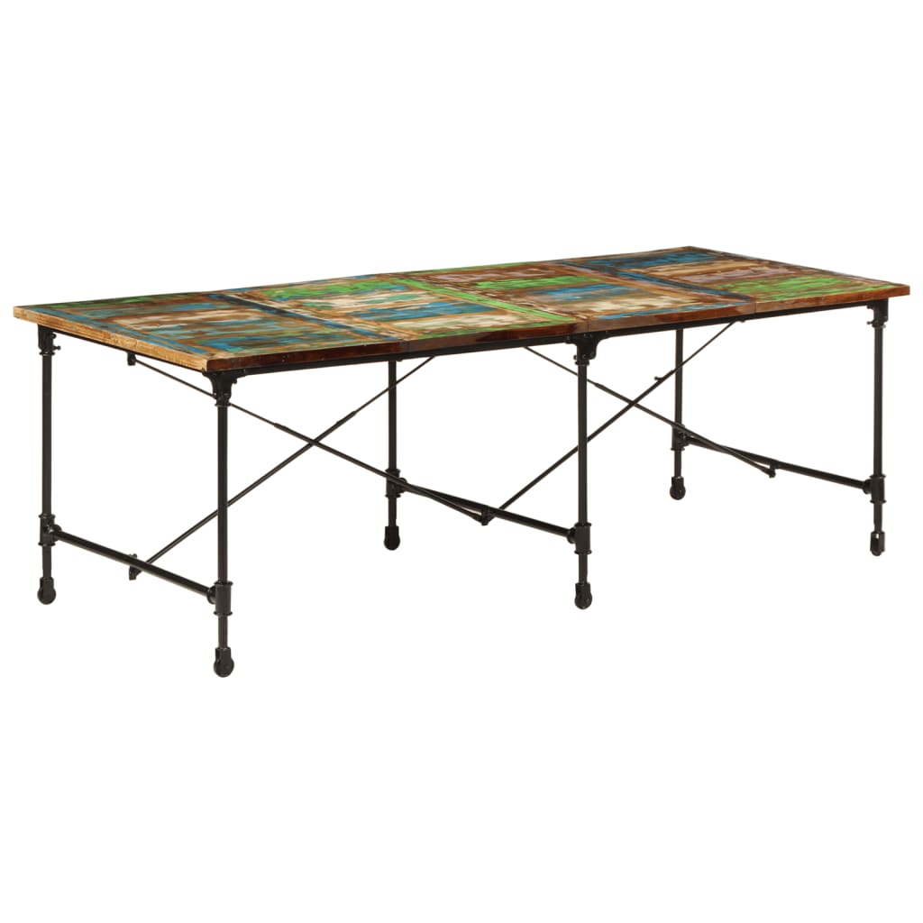Blagovaonski stol 220 x 90 x 77 cm od masivnog obnovljenog drva