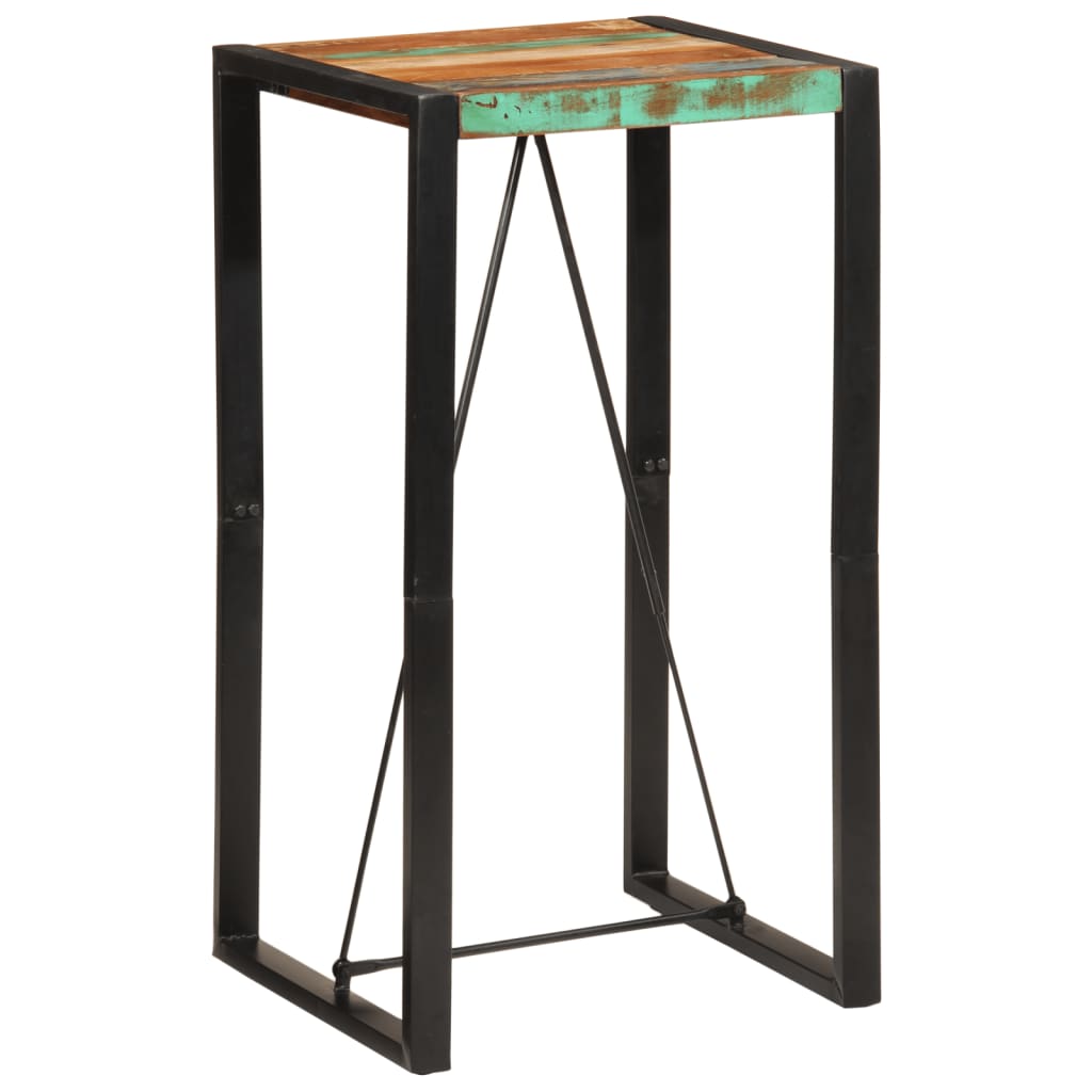 Barski stol 60 x 55 x 110 cm od masivnog obnovljenog drva
