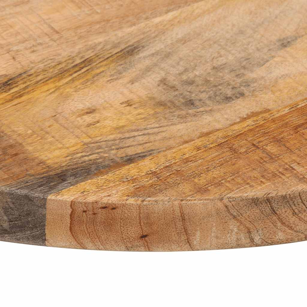 Stolna ploča Ø 40x2,5 cm okrugla od masivnog grubog drva manga