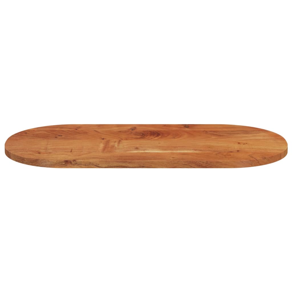 Stolna ploča 80 x 40 x 2,5 cm ovalna od masivnog drva bagrema
