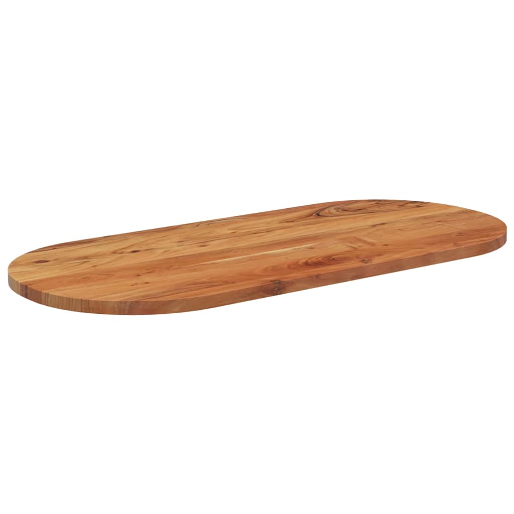 Stolna ploča 90x40x3,8 cm ovalna od masivnog drva bagrema
