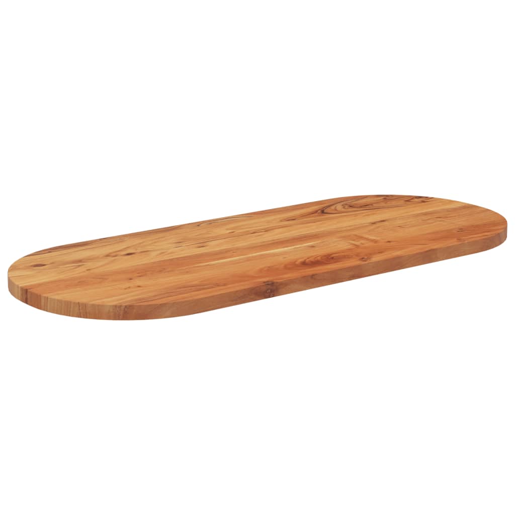 Stolna ploča 100x40x3,8 cm ovalna od masivnog drva bagrema