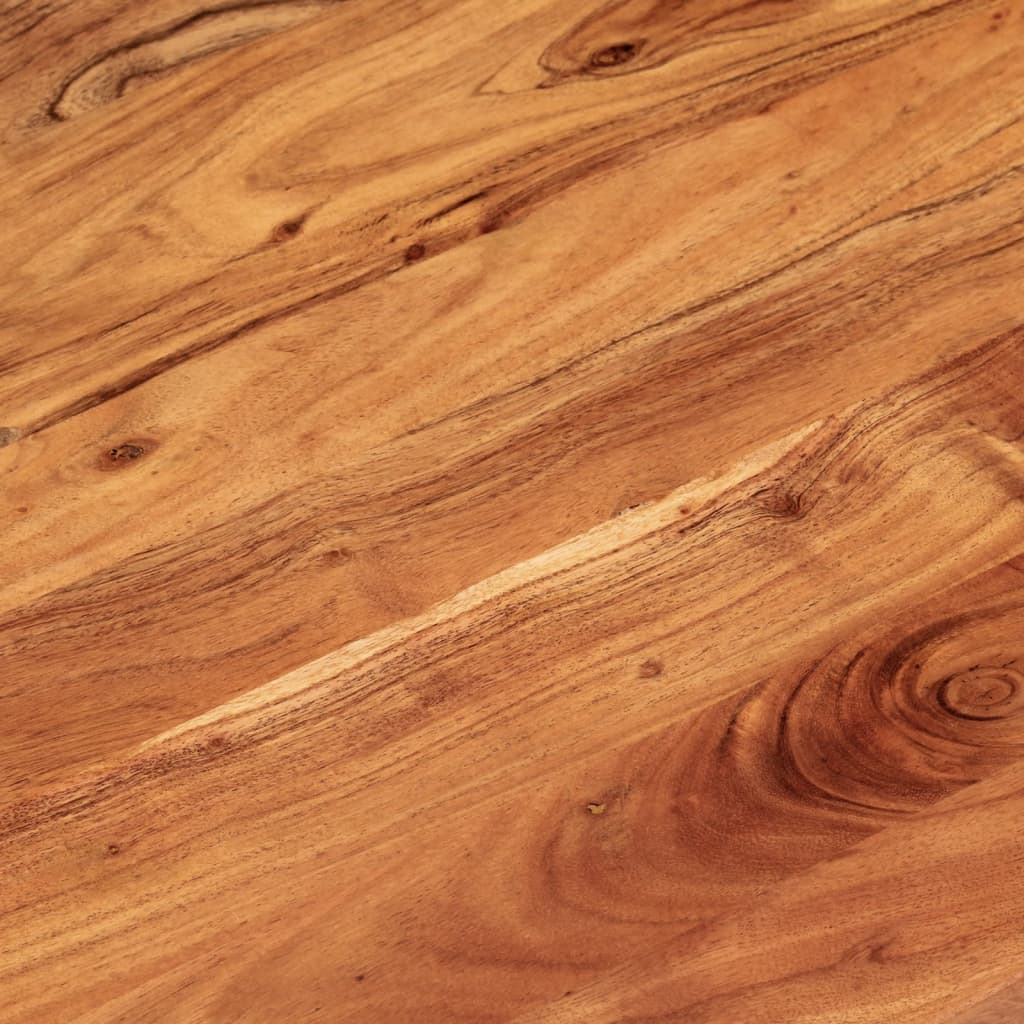 Stolna ploča 100x40x3,8 cm ovalna od masivnog drva bagrema