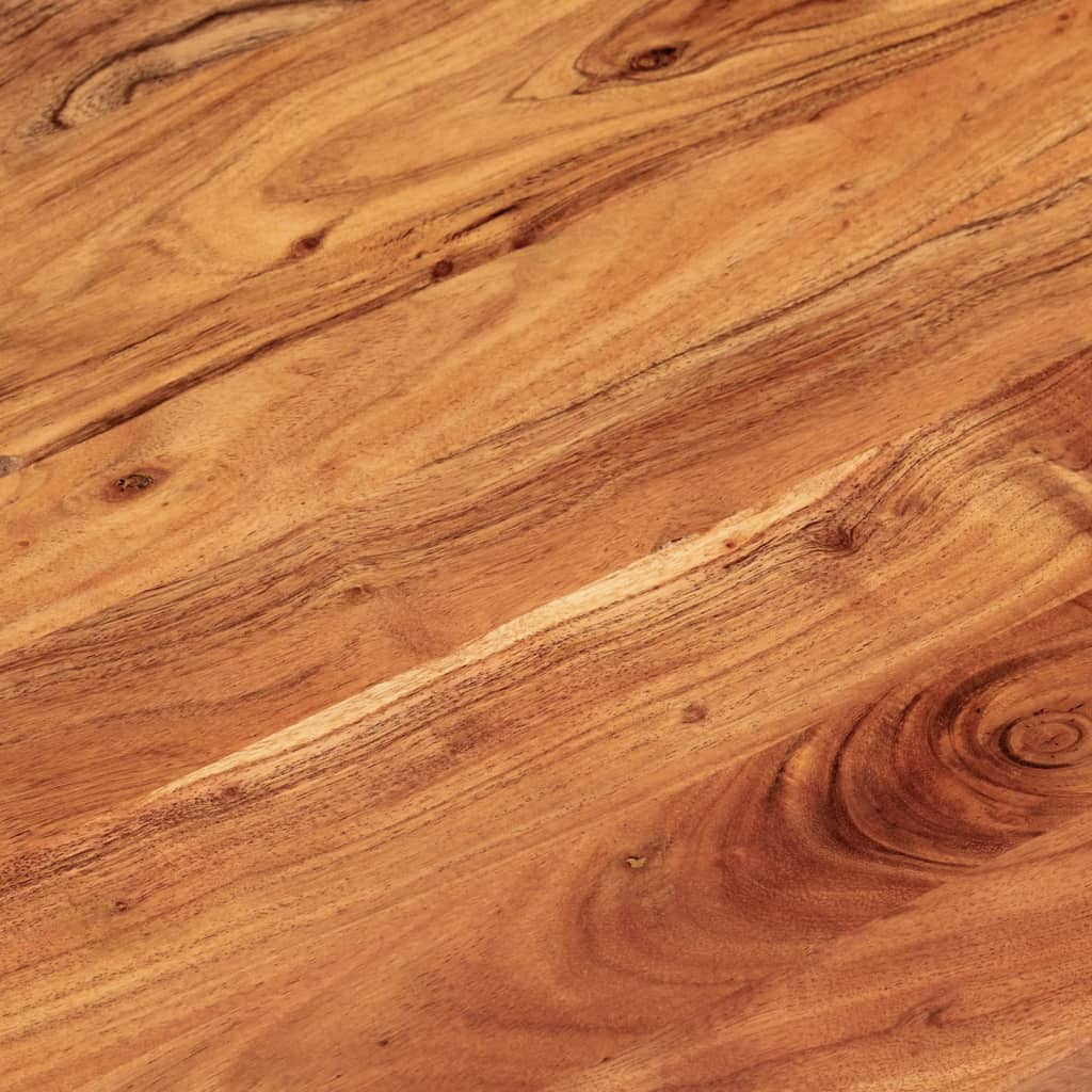 Stolna ploča 110x40x3,8 cm ovalna od masivnog drva bagrema