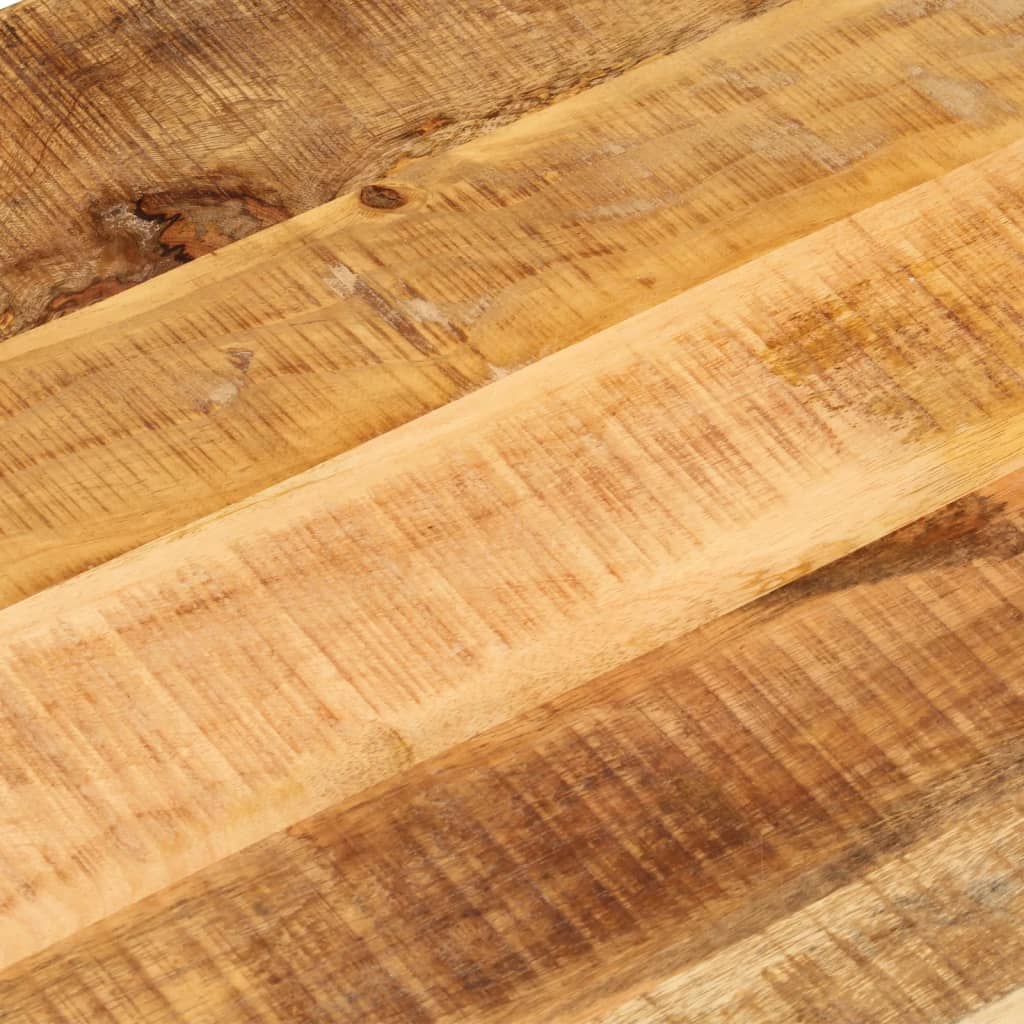 Stolna ploča 120x60x2,5 cm ovalna od masivnog grubog drva manga
