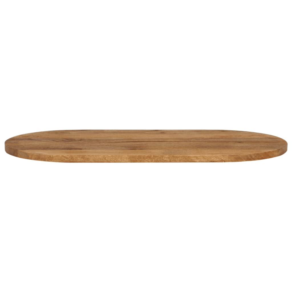Stolna ploča 100x50x2,5 cm ovalna od masivnog drva manga