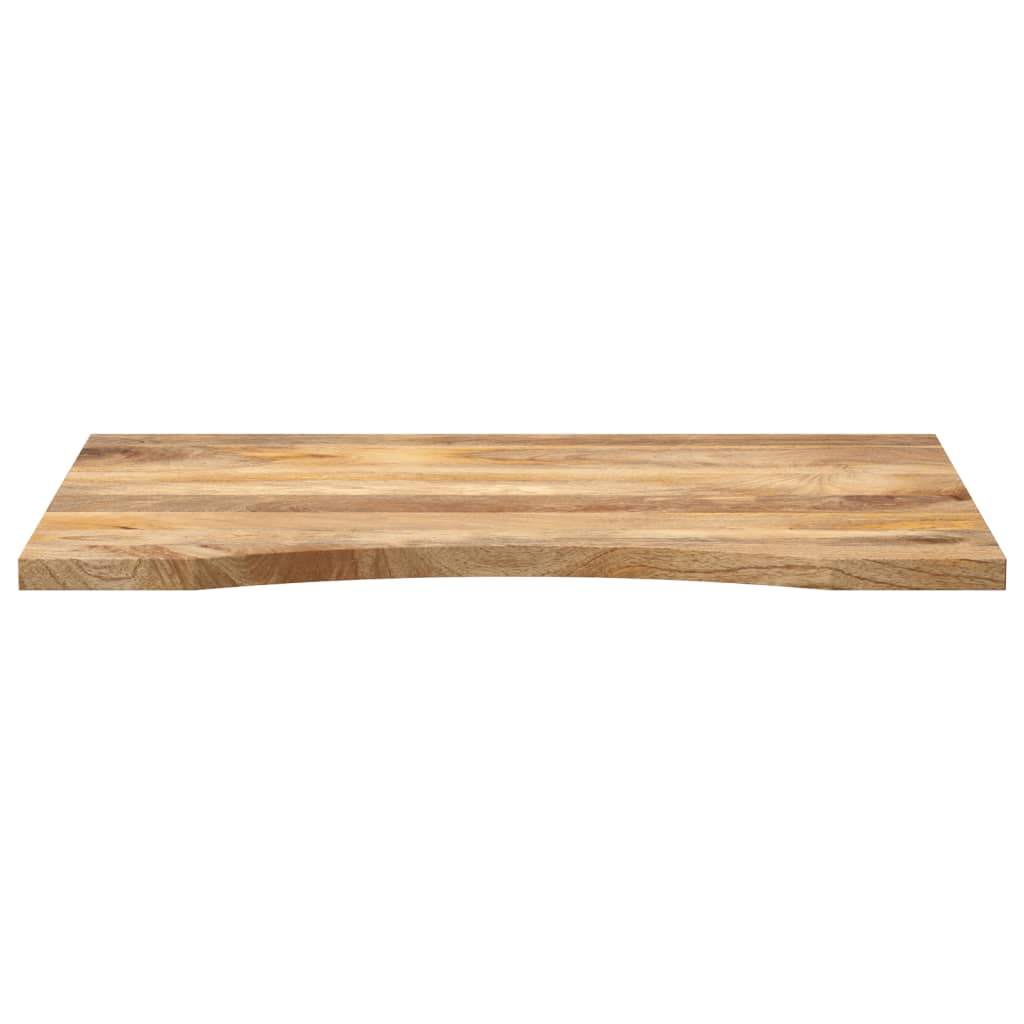 Ploča za radni stol zaobljena 80x50x2,5 cm od drva manga
