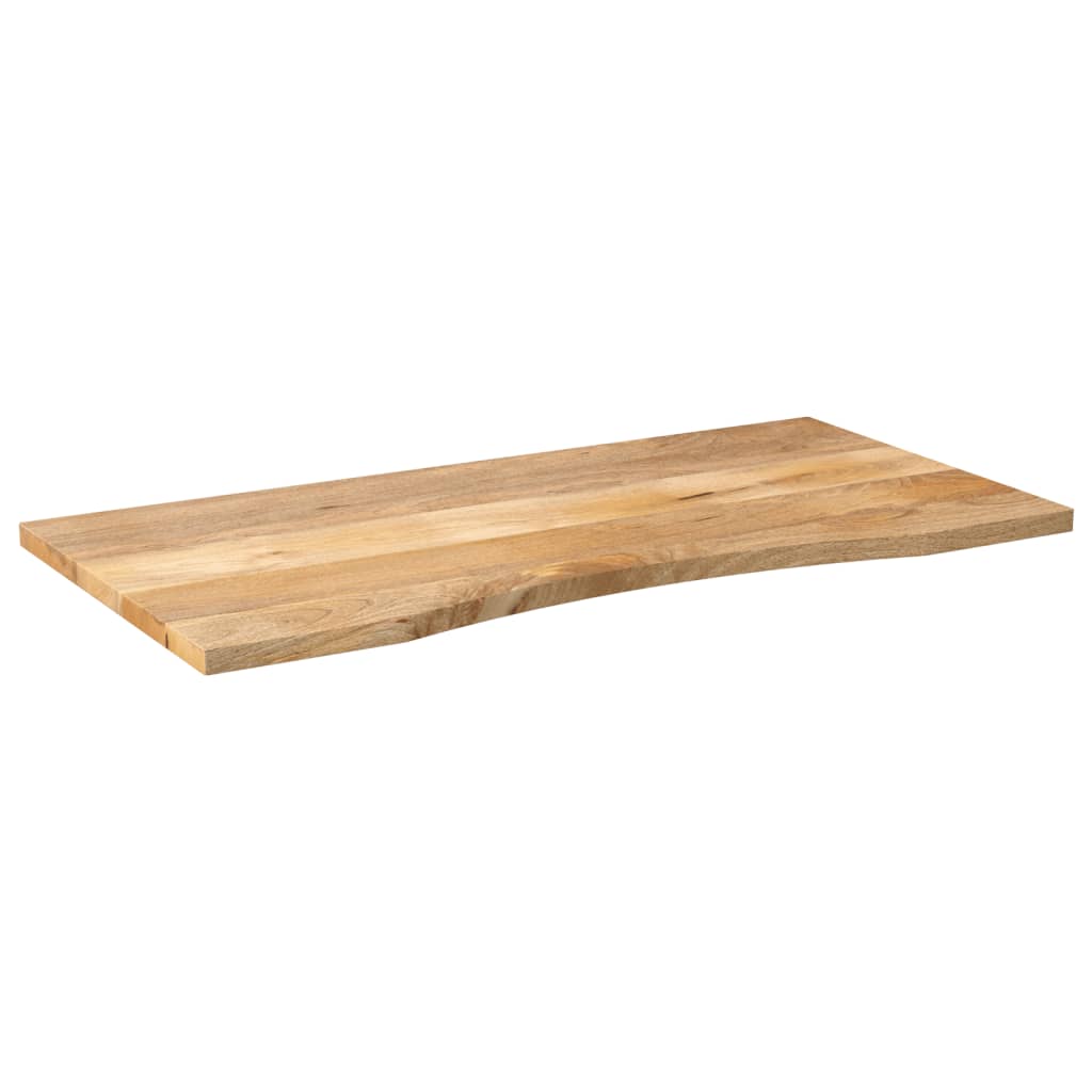 Ploča za radni stol zaobljena 120x50x2,5 cm od drva manga