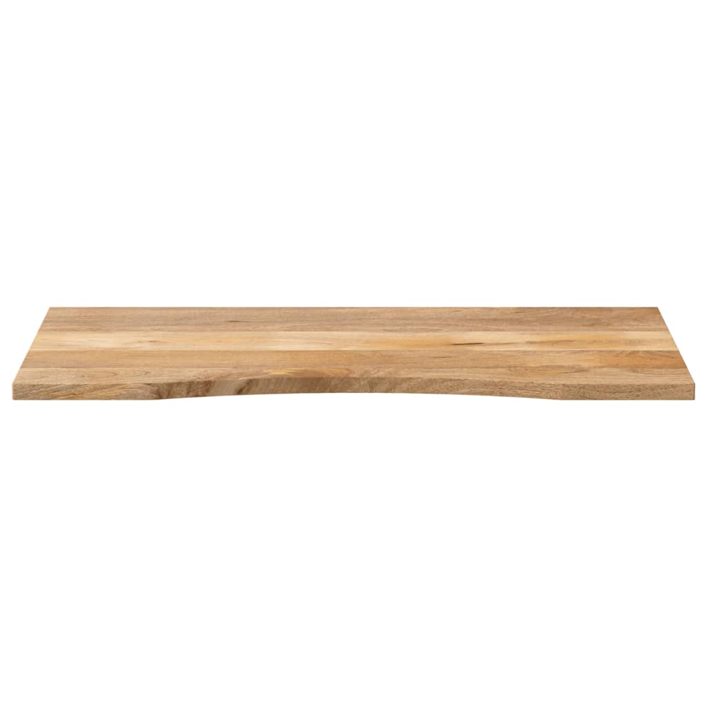 Ploča za radni stol zaobljena 110x60x2,5 cm od drva manga