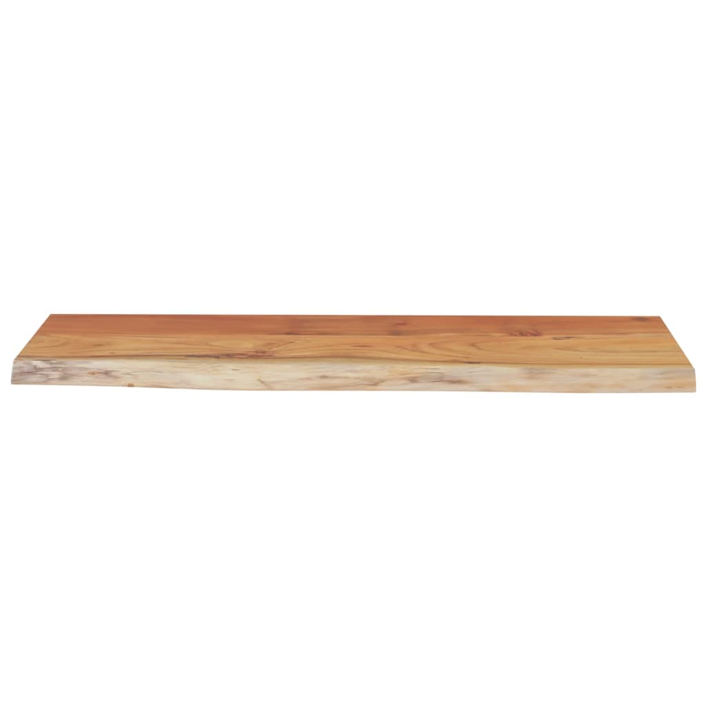 Zidna polica 50x20x2,5 cm pravokutna bagremovo drvo živi rub