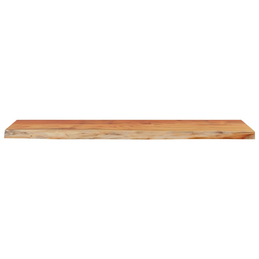 Zidna polica 80x20x2,5 cm pravokutna bagremovo drvo živi rub